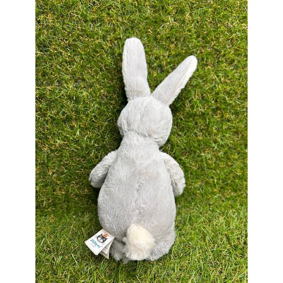 JellyCat Gray Bashful Bunny Rabbit Bean Filled STUFFED ANIMAL PLUSH Soft Toy - Picture 8 of 8